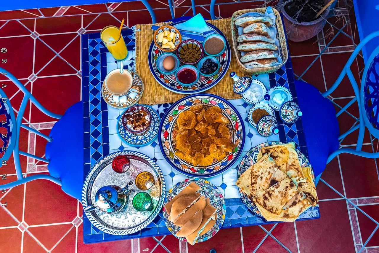 Riad Azemmat Chefchaouen Luaran gambar