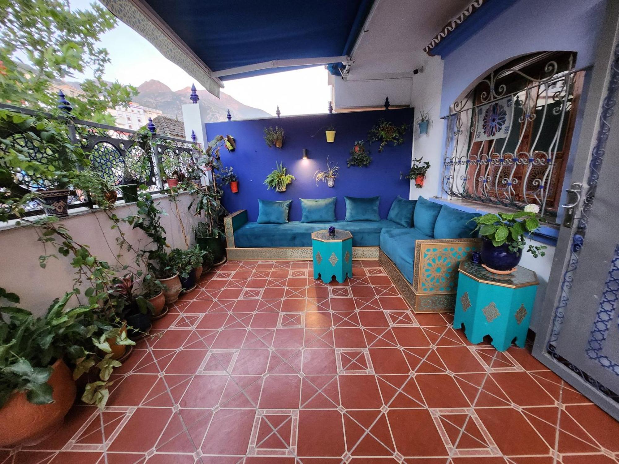 Riad Azemmat Chefchaouen Luaran gambar